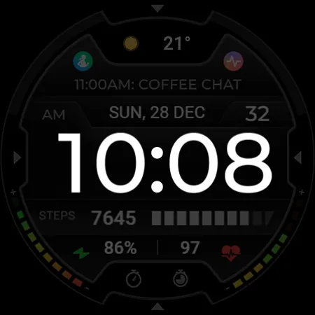TVV Sport 9 Digital Watch Face screenshot 13