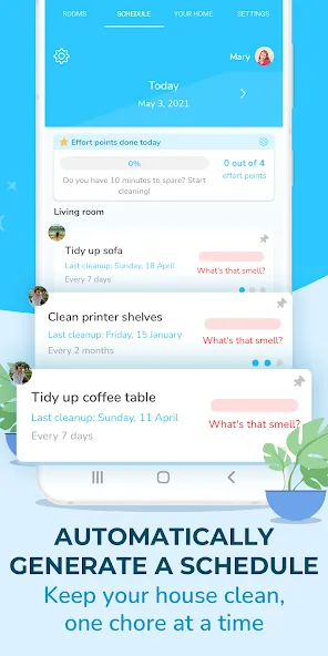 Sweepy: Home Cleaning Schedule screenshot 2