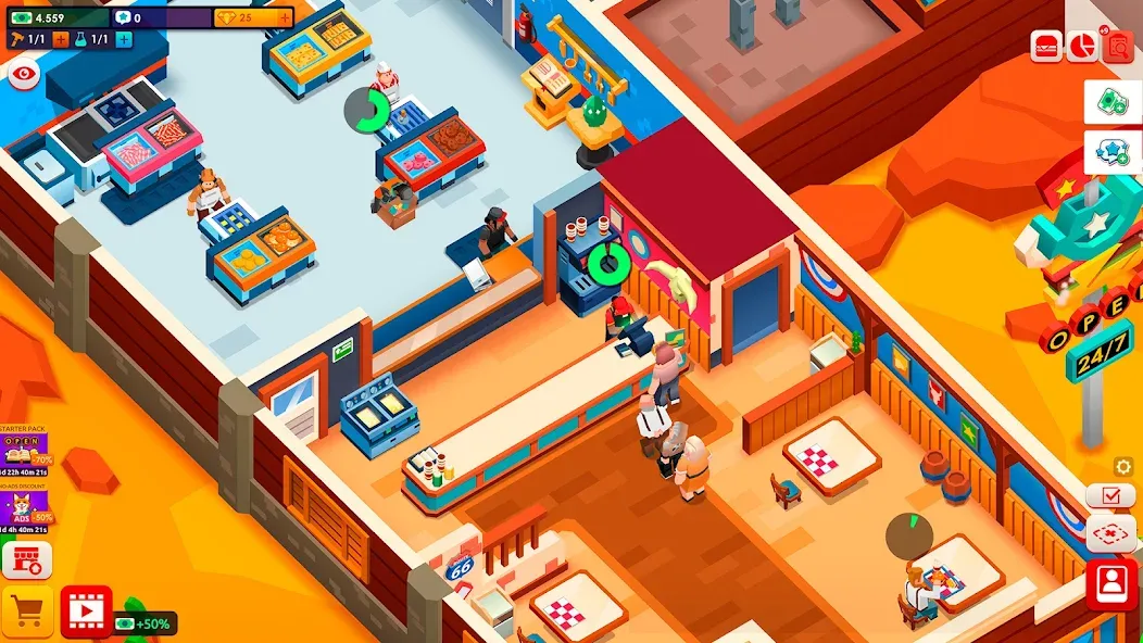 Idle Burger Empire Tycoon—Game screenshot 7