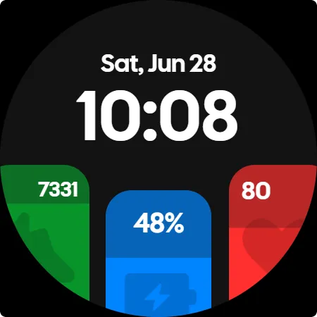 Simple Bars Watch Face screenshot 12