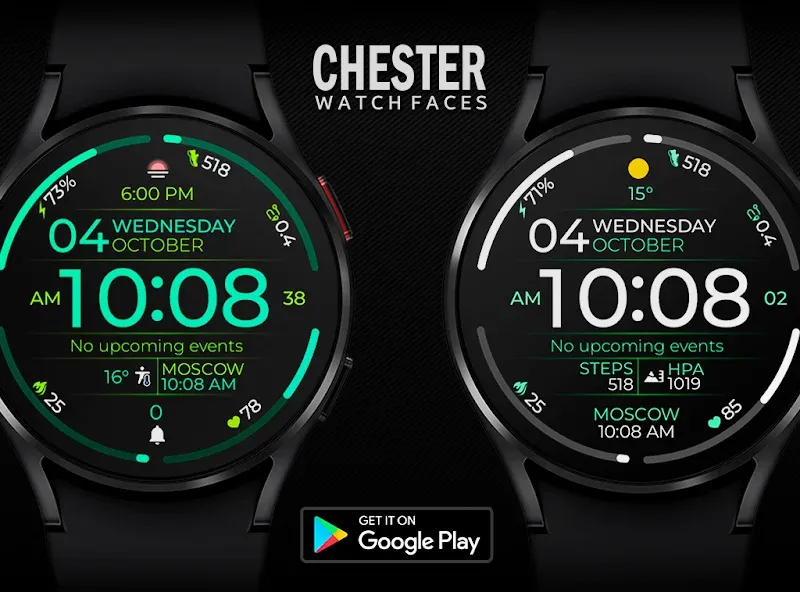 Chester Infinity watch face screenshot 2