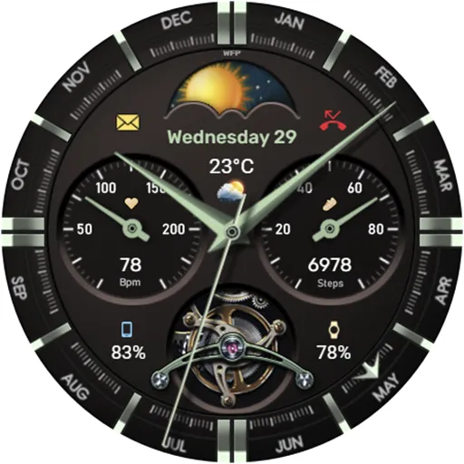 WFP 334 Business watch face screenshot 43