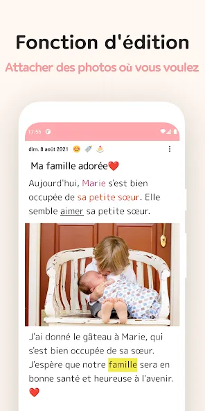 Vie Quotidienne - Journal screenshot 1