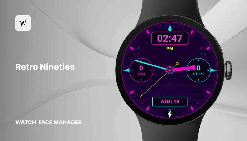 Retro Nineties - watch face screenshot 1