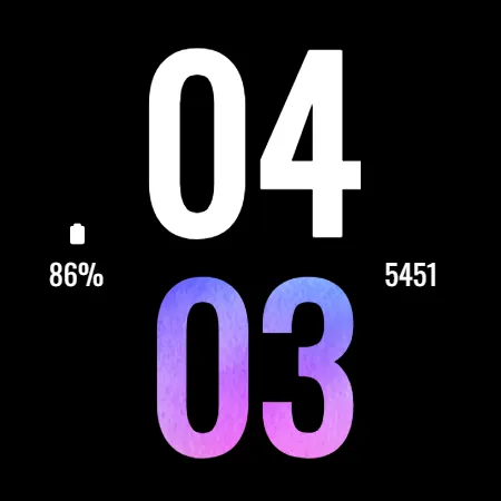 DigitGlow Watch Face screenshot 34