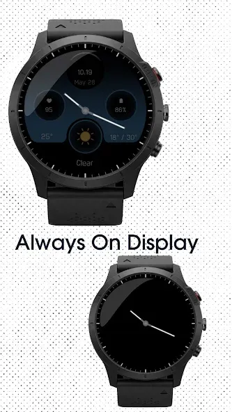 Analog watchface A4 screenshot 4