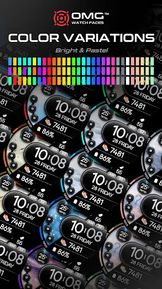 OMG 354 Weather Watch Face screenshot 7
