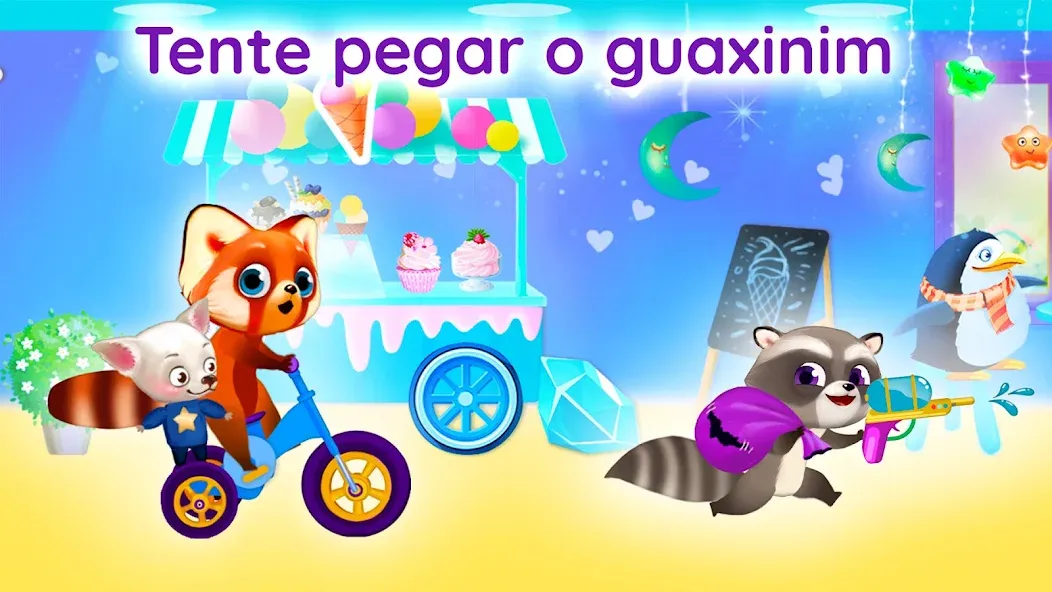 Jogo crianças com Panda Rocky screenshot 2