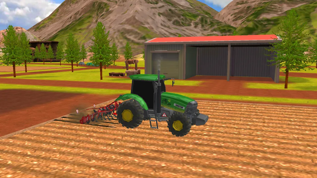 Real Farm Life Tractor Game 3D screenshot 2