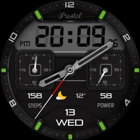 Hybrid Pastel Watch Face screenshot 33