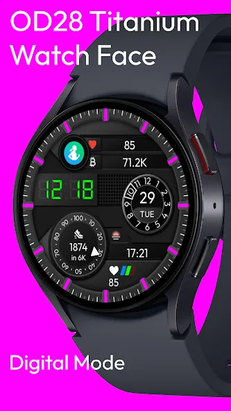 OD28 Titanium Watch Face screenshot 20