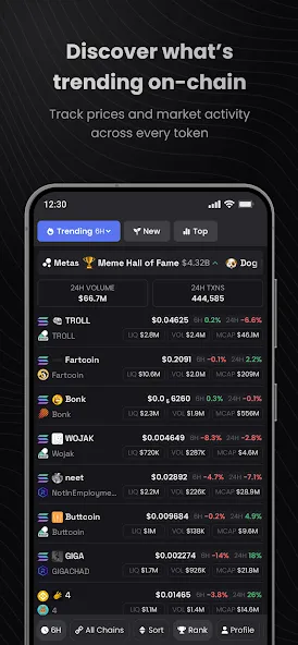 DEX Screener screenshot 1