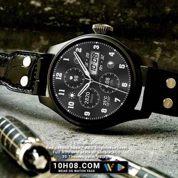 Watch face 10h08.com #90 screenshot 4