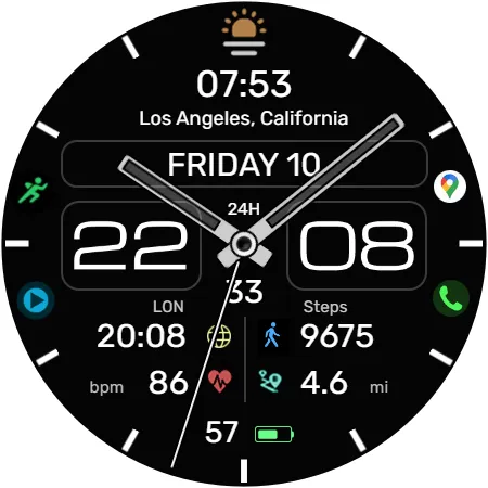WFP 236 Hybrid watch face screenshot 41