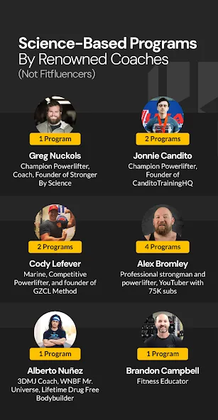 Boostcamp: Workout Programs screenshot 1