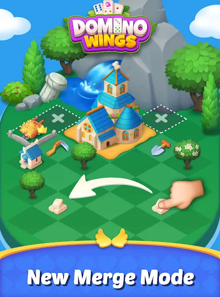 Domino Wings: Merge Island screenshot 2