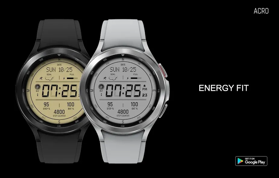 ACRO Energy Fit Watchface screenshot 2