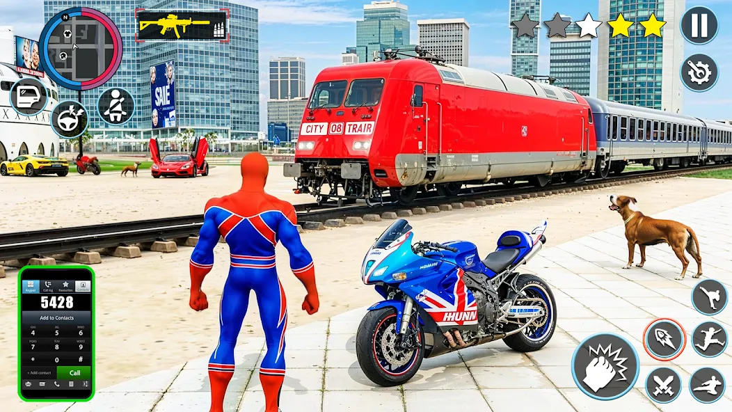 Spider Mafia Rope Hero Game 3D screenshot 4