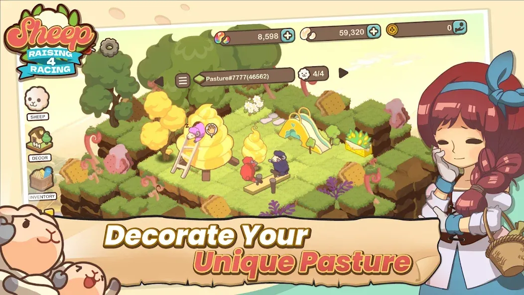 Sheepfarm: Raising 4 Racing screenshot 1