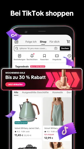 TikTok: Videos, Shop und LIVE screenshot 5