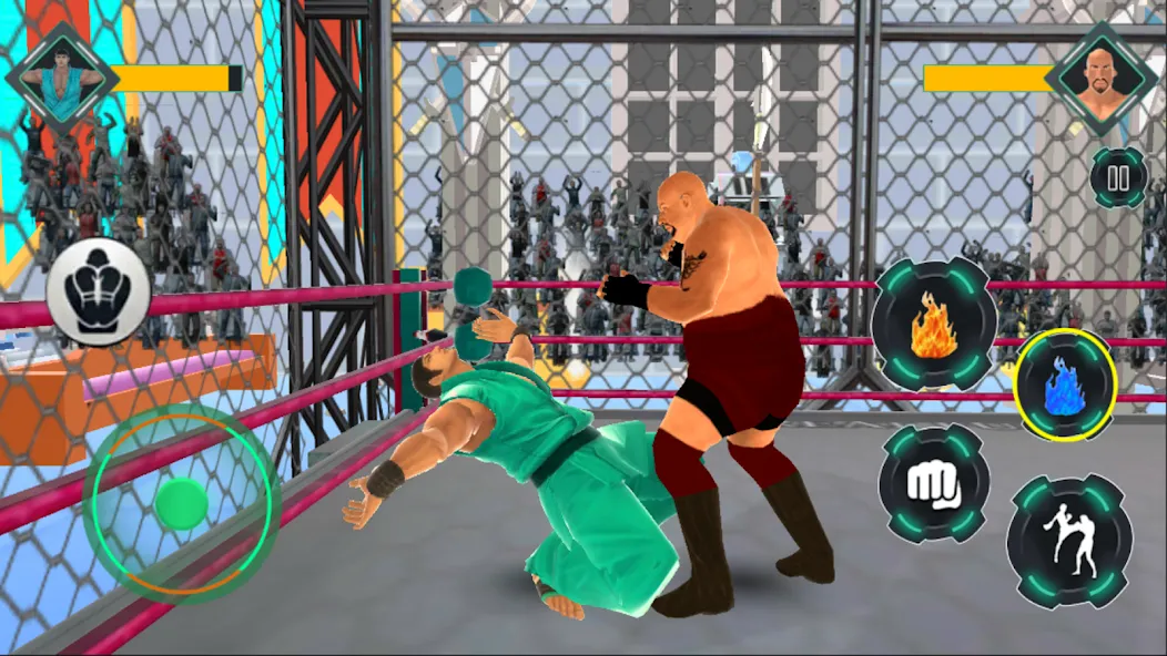Wrestlers Fighting Games 3D screenshot 2