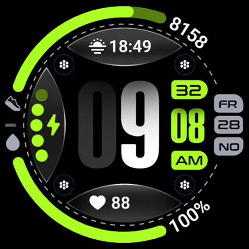 OMG 422 - Digital Watch Face screenshot 25