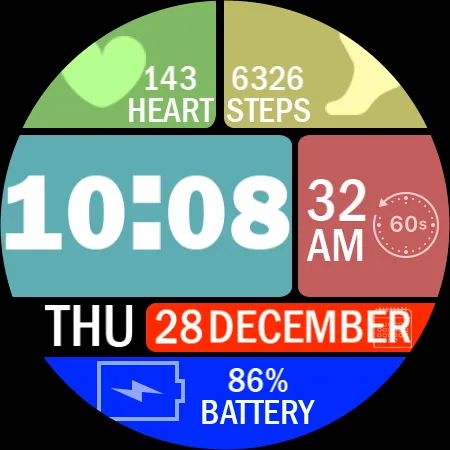 Key021 Digital Watch Face screenshot 27