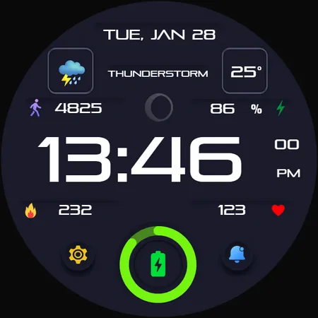 Lucina Digital Watch Face screenshot 33