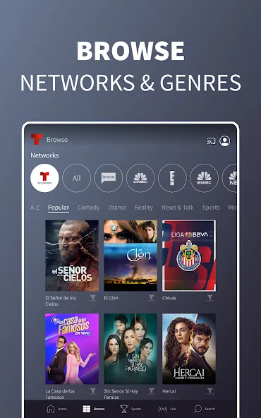 Telemundo: Series y TV en vivo screenshot 12
