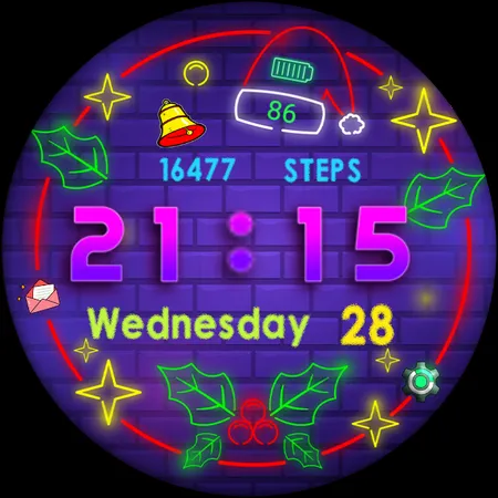 Pars Christmas Watch Face screenshot 21