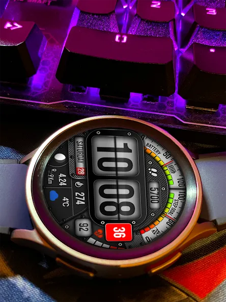 MB297 Digital Watch Face screenshot 1