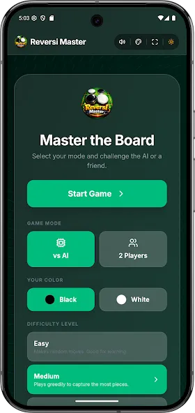 Reversi Classic Master Offline screenshot 2