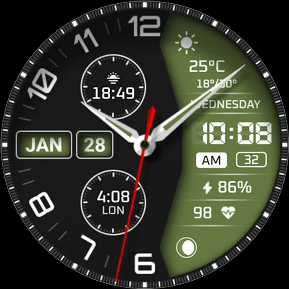 Watch face 10h08.com #114 screenshot 31