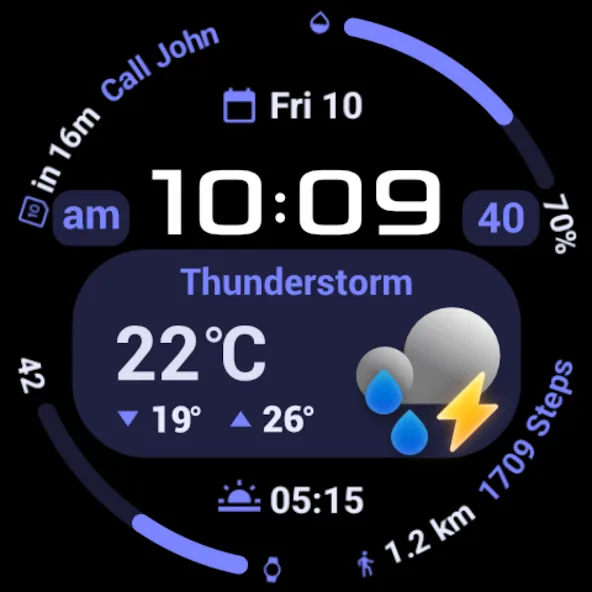 MDS05 Weather Watch Face screenshot 11
