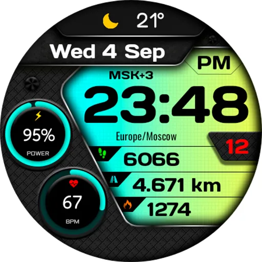 Digital Kelt Watch Face screenshot 20