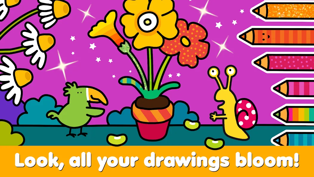 Garden:Coloring Games for Kids screenshot 1