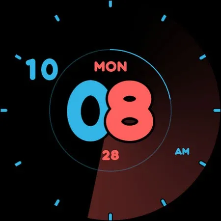 Minimalistic Watch Face 020 screenshot 6