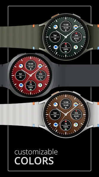 DADAM127: Analog Watch Face screenshot 2