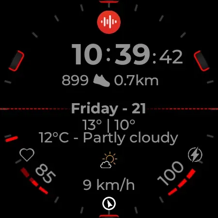 Watch Face CUE167 screenshot 9