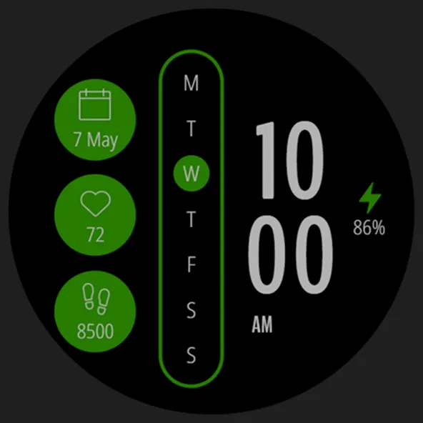 Simplex Watch Face screenshot 22
