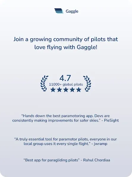 Gaggle Paragliding, Ultralight screenshot 19
