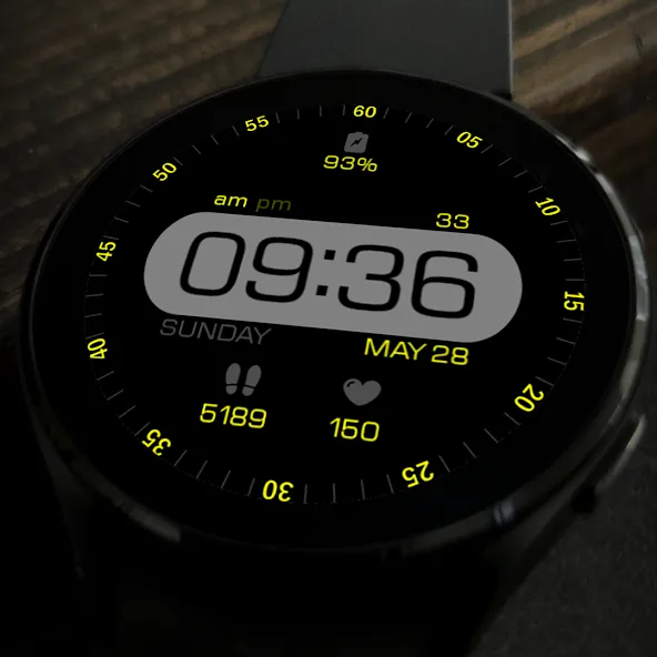 Key060 Digital Watch Face screenshot 5