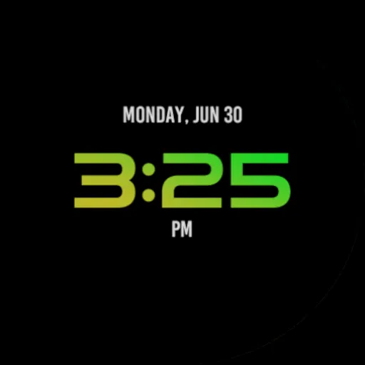 Mango Gradient Watch Face screenshot 7
