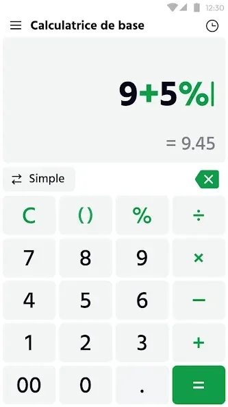 Calculatrice Simple screenshot 2