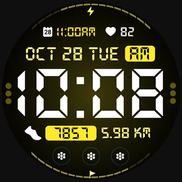 CH054 Digital watch face screenshot 45