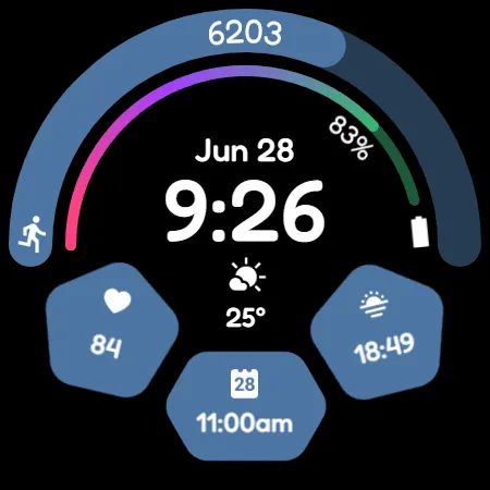Digital Watchface D8 screenshot 21