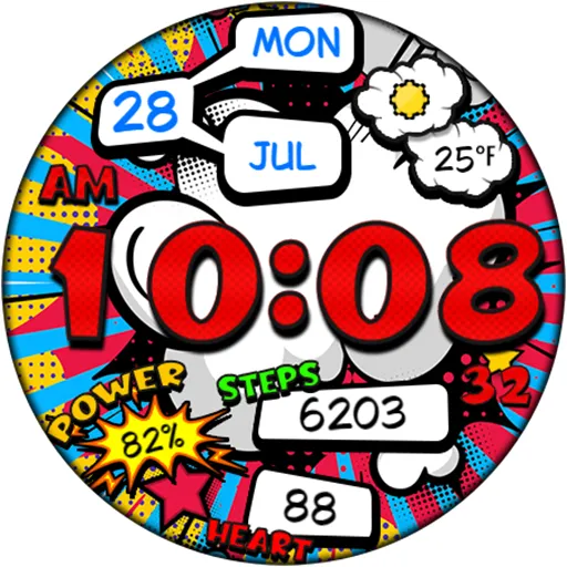 DIGI COMICON CTS43 Watch face screenshot 19