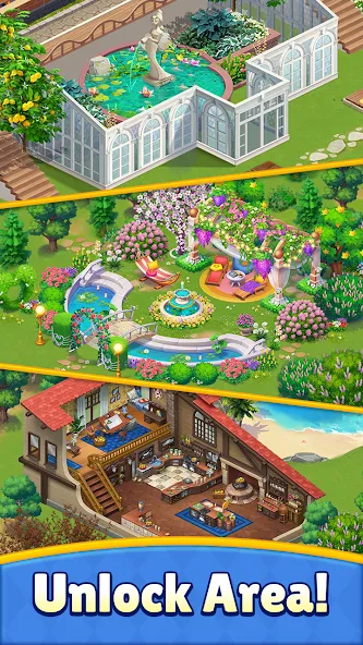 SunnyMatch: Renovate & Collect screenshot 5