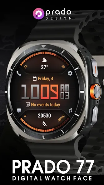 PRADO 77 Digital Watch Face screenshot 2