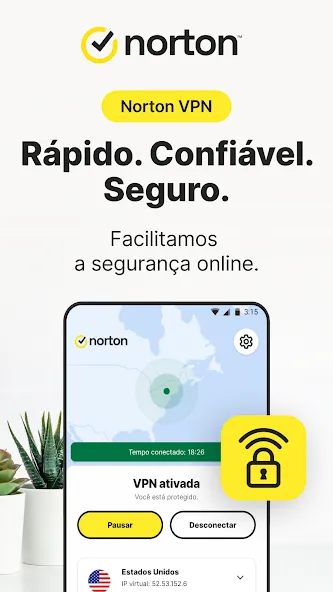Norton VPN: Secure Wi-Fi Proxy screenshot 1